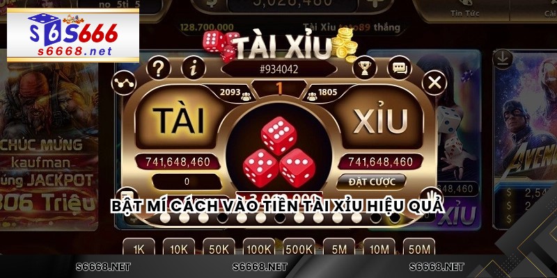Bật mí cách vào tiền tài xỉu hiệu quả 